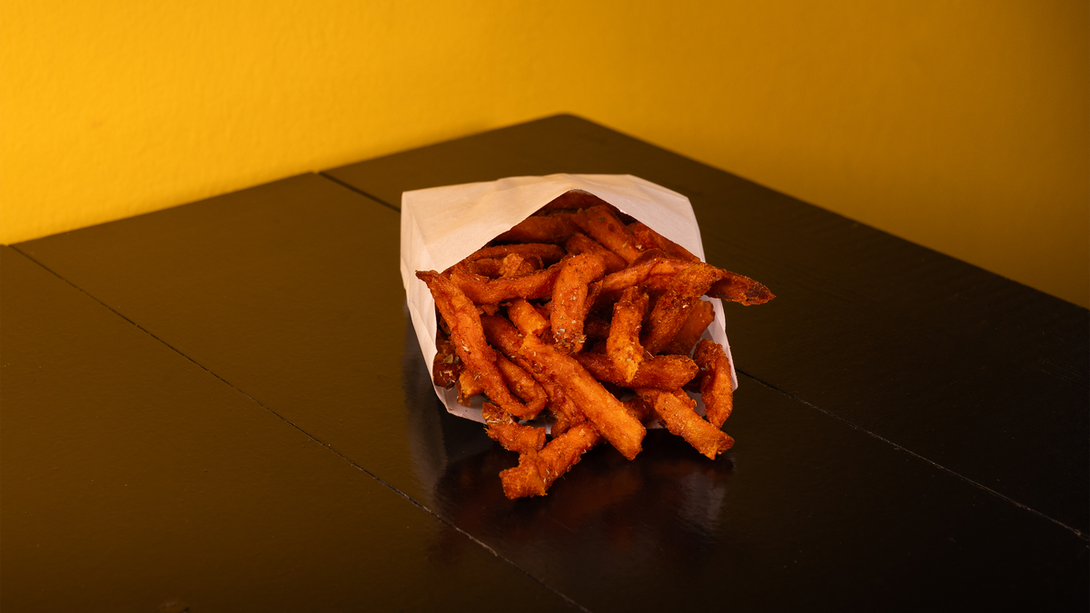 Sweet Potato Fries — Burgeraki menu item